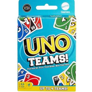 Imagem de Uno Teams! - Jogo de Tabuleiro, Cartões para Família e Amigos, Diversã