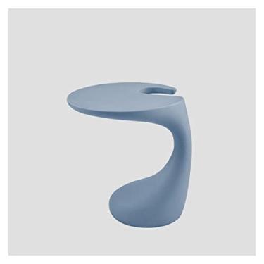 Imagem de pcagfaajmh Mesa de centro nórdica criativa sofá mesa lateral de plástico mesa de centro pequeno apartamento varanda mesa de canto quarto mesa de cabeceira mesa lateral mesa final (cor: 3) (1)