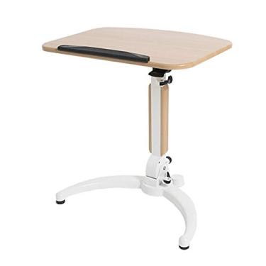 Imagem de UWEREBFM Rodas de mesa sobrepostas para sofá, mesa de laptop, mesa de computador, mesa de trabalho, móvel, ângulo portátil, altura ajustável para cama de estudo e escritório em casa