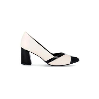 Imagem de Sapato Scarpin Piccadilly Salto Médio 745203 Off White