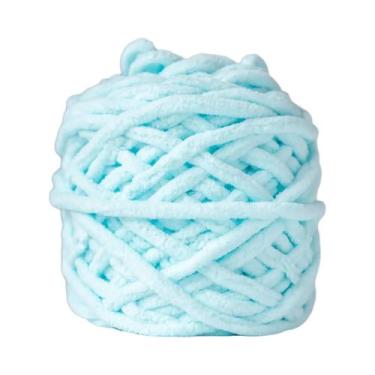 Imagem de Fio De Tricô De Chenille Macio, Linha De Algodão Ice Strip, Lã DIY Par