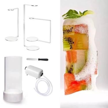 Imagem de Gerador de espuma de gastronomia molecular, kit portátil de geração de espuma para criações culinárias, ferramenta criativa de culinária para chefs