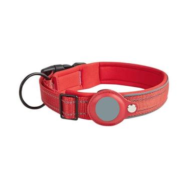 Imagem de Coleira Refletiva Com GPS Para Cães De Porte Médio E Grande, Coleira A