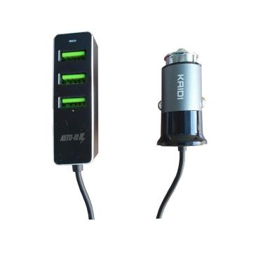 Imagem de Carregador Veicular Kaidi Hub com 4 USB Super Turbo  35W