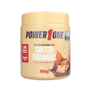 Imagem de Pasta De Amendoim Salted Caramelo 600g Zero Açúcar Power1one - poweron
