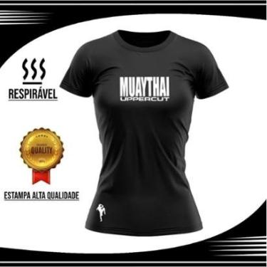 Imagem de Camisa Dry Muay Thai horiz War Mc Rs - Uv50+ Feminina-Feminino