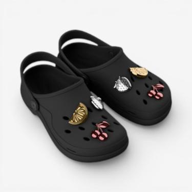 Imagem de Babuche Zaxy Joy Pins Preta-Feminino