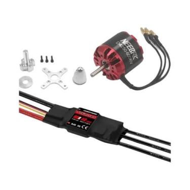 Imagem de Motor Brushless Outrunner 600KV 800KV Com ESC E UBEC Para Drones FPV, 