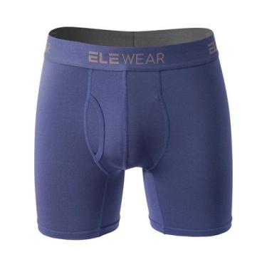 Imagem de Cueca Boxer Masculina plus Size Respirável Com Abertura - Moda E Confo