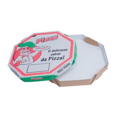 Imagem de Caixa de Pizza Oitavada Basic N25 com 25 Unidades - TAMAROZZI EMBALAGE