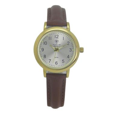 Imagem de Relógio Unissex Tuguir Analógico Imperium TG30505 Dourado e Prata e Marrom-Masculino