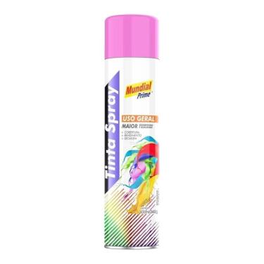 Imagem de Tinta Spray Mundial Prime Uso Geral Rosa 400ml