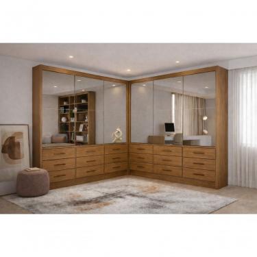 Imagem de Closet 6 Portas 18 Gavetas Domus Premium - Grand Line