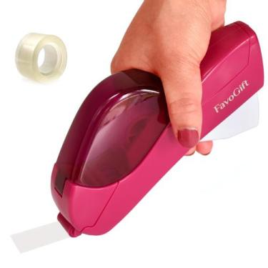 Imagem de Pistola dispensadora de fita FavoGift portátil com cortador automático