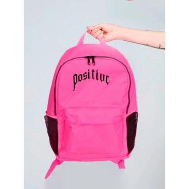 Imagem de Mochila Feminina Nylon Positive Estampada Personalizada Resistente Gra