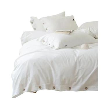Imagem de Conjunto De Capa De Edredom King Size 3 Peças 220x240 Em Algodão Torci