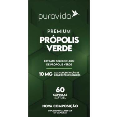 Imagem de Propolis Verde 10Mg 60 Capsulas - PuraVida