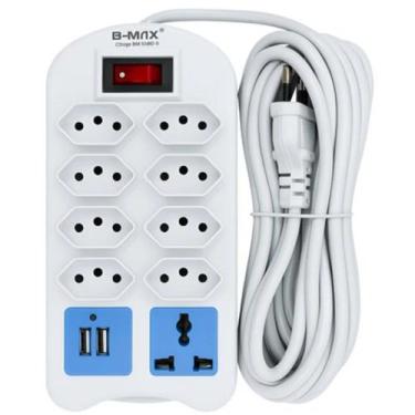 Imagem de Filtro de Linha Residencial com USB Bivolt - Rick Imports