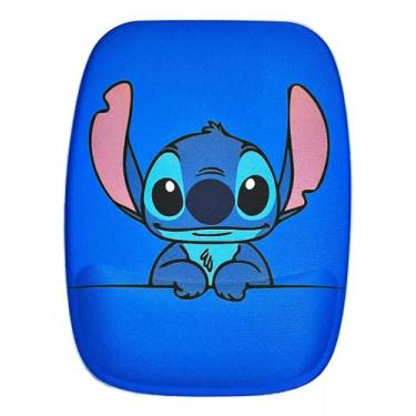 Imagem de Mouse Pad Stitch Azul Ergonômico Apoio Pulso - Click