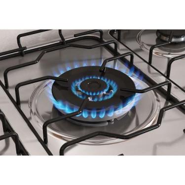 Imagem de Fogão Itachef Reflecta 5Bocas com Mesa de Inox e Tripla Chama Itatiaia