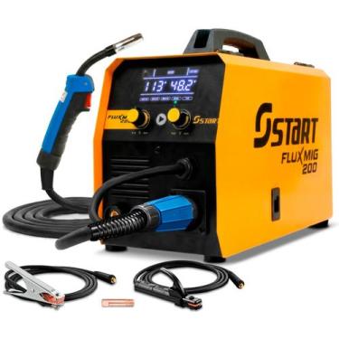 Imagem de Maquina Inversora De Solda Flux 200a 220v- Mig Mma Tig - Start