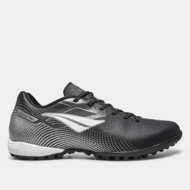 Imagem de Chuteira Society Penalty Digital Y-1 Masculina, Preto, Branco, Chumbo,