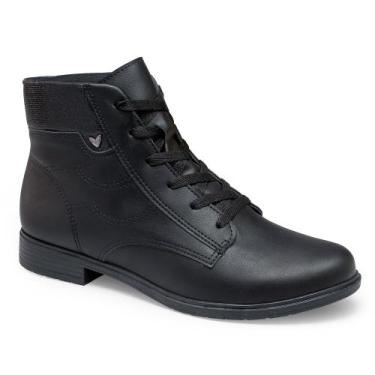 Imagem de Coturno Cano Curto Mississipi ME182 Feminino - Preto, Preto, 35