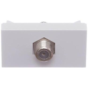 Imagem de Módulo Tomada Para Antena de Tv Cabo Coaxial Branco Orion S70546804 Sc
