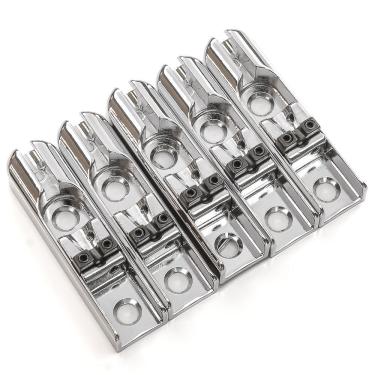 Imagem de Ponte para Baixo 5 Cordas Fixa IDV-5B-CR1561 com Parafusos e Chave Allen Cromada Spirit