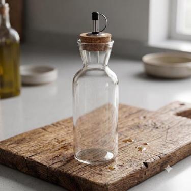 Imagem de Galheteiro Vidro e Cortiça (500 ml) Liso - Lyor, Liso