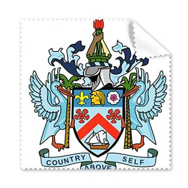 Imagem de Kitts and Nevis – Pano de limpeza com emblema Nacional de 5 peças