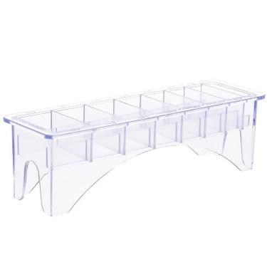 Imagem de Suporte Organizador Para 8 Pentes de Altura em Acrílico