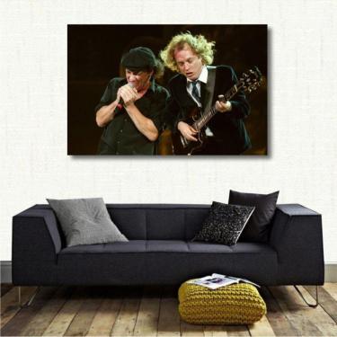 Imagem de Quadro Decorativo - Banda AC DC - Rock - Tela em Tecido