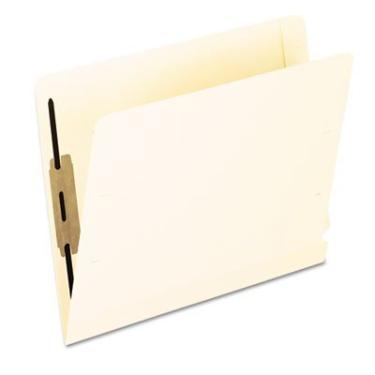 Imagem de Pasta de aba laminada com ponta de coluna com 2 fechos, manila de 11 pt, letra, 50/caixa