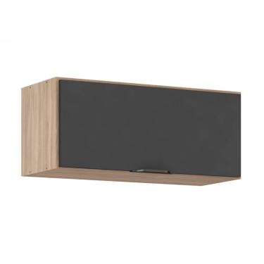 Imagem de Armário Aéreo Firenze 1 Porta Avena e Grafito