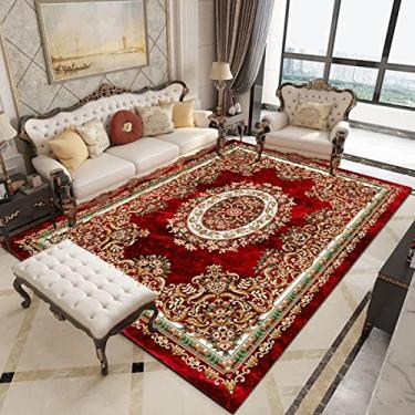 Imagem de Tapetes multicoloridos – Tapetes de área modernos com padrões abstratos tapete médio de área de pilha 50,8 x 81,2 cm