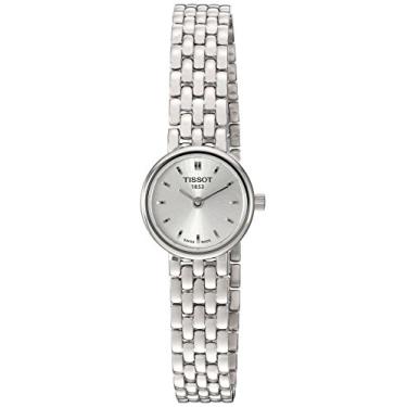 Imagem de Relógio feminino Tissot T0580091103100 T-Trend analógico de quartzo suíço prateado