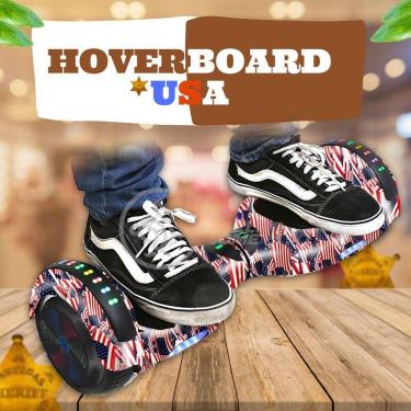 Imagem de Hoverboard Infantil Skate Elétrico Texas America Led USA