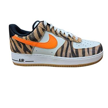 Imagem de Nike Men's Air Force 1 '07 PRM Daktari Coconut Milk/Atomic Orange (DJ6192 100) - 10.5