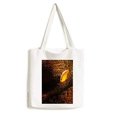 Imagem de Bolsa de lona Ocean Anemone Fish Coral Science Nature Sacola de compras casual