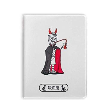 Imagem de Caderno Egito Mamãe Dia das Bruxas Vampiro Horus Capa Diário Capa Macia Diário