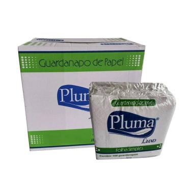 Imagem de Guardanapos de Papel 20x21cm - 5.000 Unidades - Marca Pluma