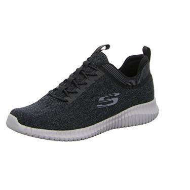 Imagem de Skechers Tênis esportivo masculino Elite Flex Hartnell moderno, Preto/cinza, 10 Wide