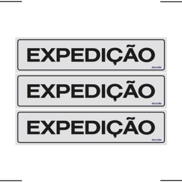 Imagem de Combo 3 Placas De Sinalização Expedição 30x7 Ekomunike - B-517/1 F9e
