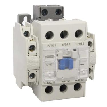Imagem de Contator Tripolar CT40-H5-322 40A 220VCA 2NA+2NF Metaltex