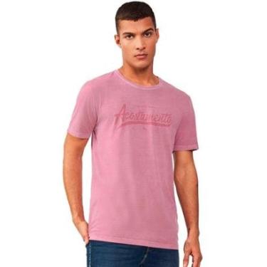 Imagem de Camiseta Acostamento Vintage Rosa Masculino-Masculino