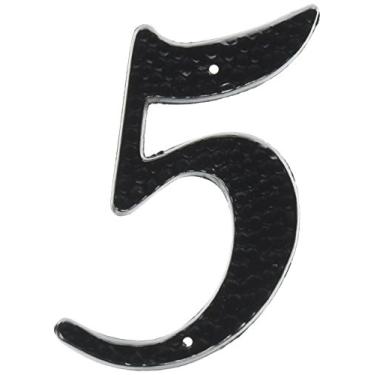 Imagem de HY-KO Products DC-3/5 Número da Casa Colonial, 5, 7,6 cm, Preto