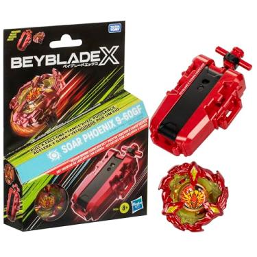 Imagem de Pião e lançador Beyblade X Soar Phoenix 9-60GF - Kit premium com pião de giro à direita