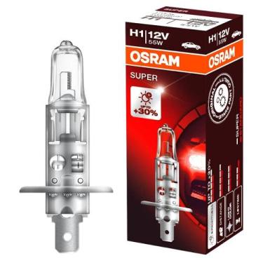 Imagem de Lâmpada Osram Halogena H1 Original 55w 12v 3200k Super 30% mais Brilho