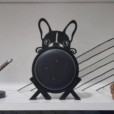 Imagem de Suporte de Alexa para Echo Dot 3 Cachorro "Bulldog" - Espaço 3d